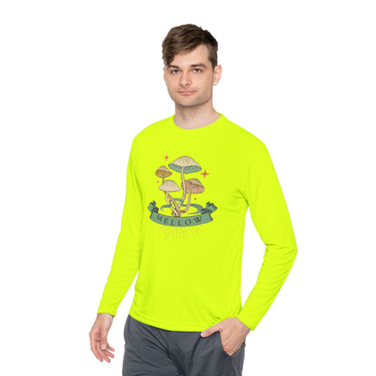 Mellow Mushrooms Long Sleeve Tee - Bohemian Style Shirt, Gift for Nature Lovers, Cozy Autumn Layer, Unisex Apparel, Festival Wear