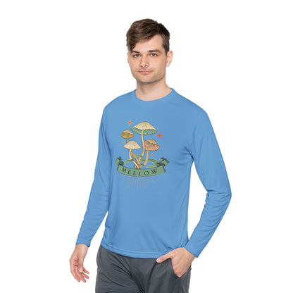 Mellow Mushrooms Long Sleeve Tee - Bohemian Style Shirt, Gift for Nature Lovers, Cozy Autumn Layer, Unisex Apparel, Festival Wear