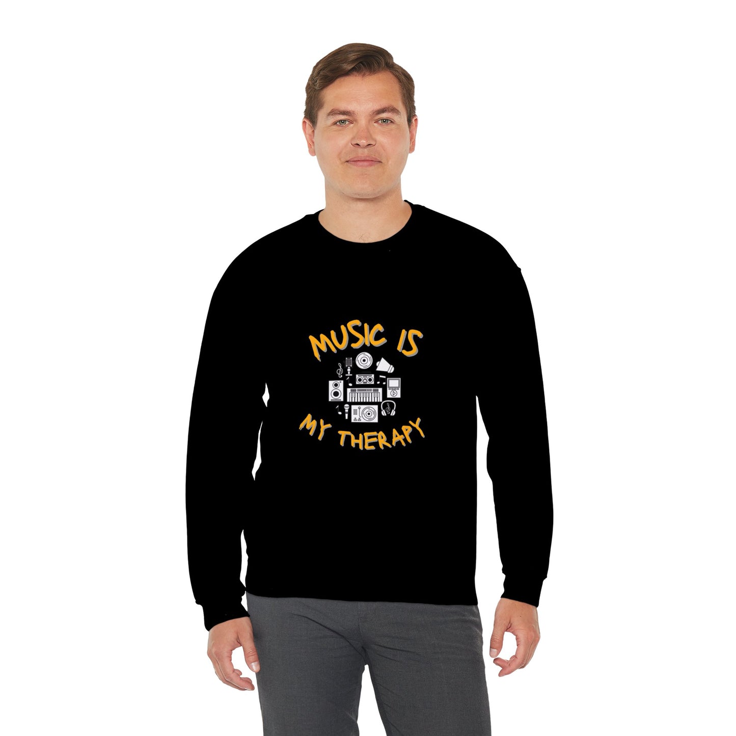 Music Therapy Unisex Heavy Blend™ Crewneck Sweatshirt