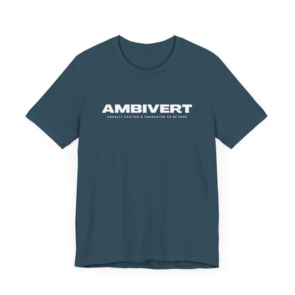 Ambivert Graphic Tee - Perfect for Social Chameleons