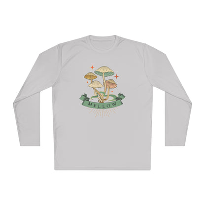 Mellow Mushrooms Long Sleeve Tee - Bohemian Style Shirt, Gift for Nature Lovers, Cozy Autumn Layer, Unisex Apparel, Festival Wear