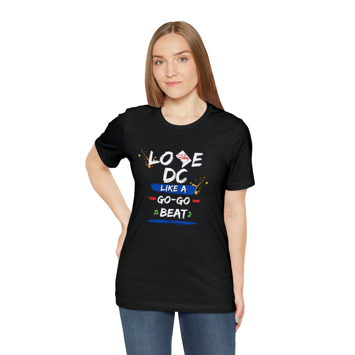 Unisex Jersey Short Sleeve Love DC Tee