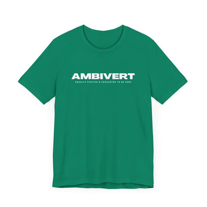 Ambivert Graphic Tee - Perfect for Social Chameleons