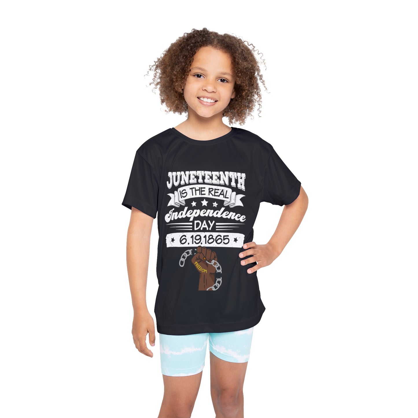 Kids Sports Juneteenth Jersey (AOP)