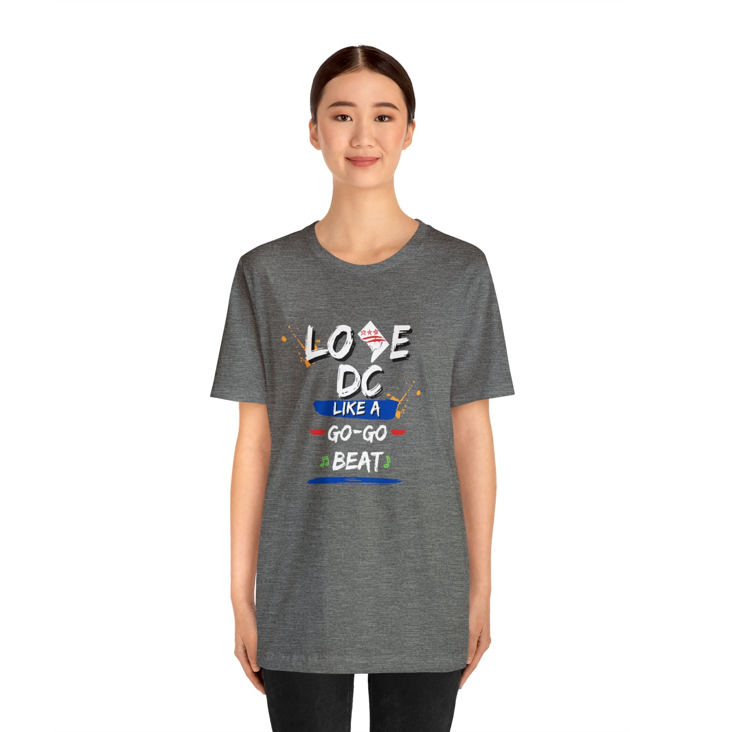 Unisex Jersey Short Sleeve Love DC Tee