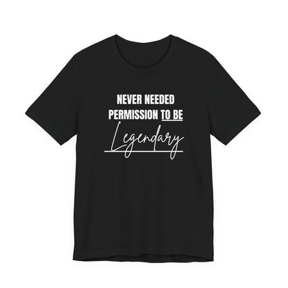 Unisex Casual LEGENDARY Graphic Tee - Perfect Gift for Friends, Summer Outfits, Festival Fashion, Everyday Wear, Gift for Him/Her