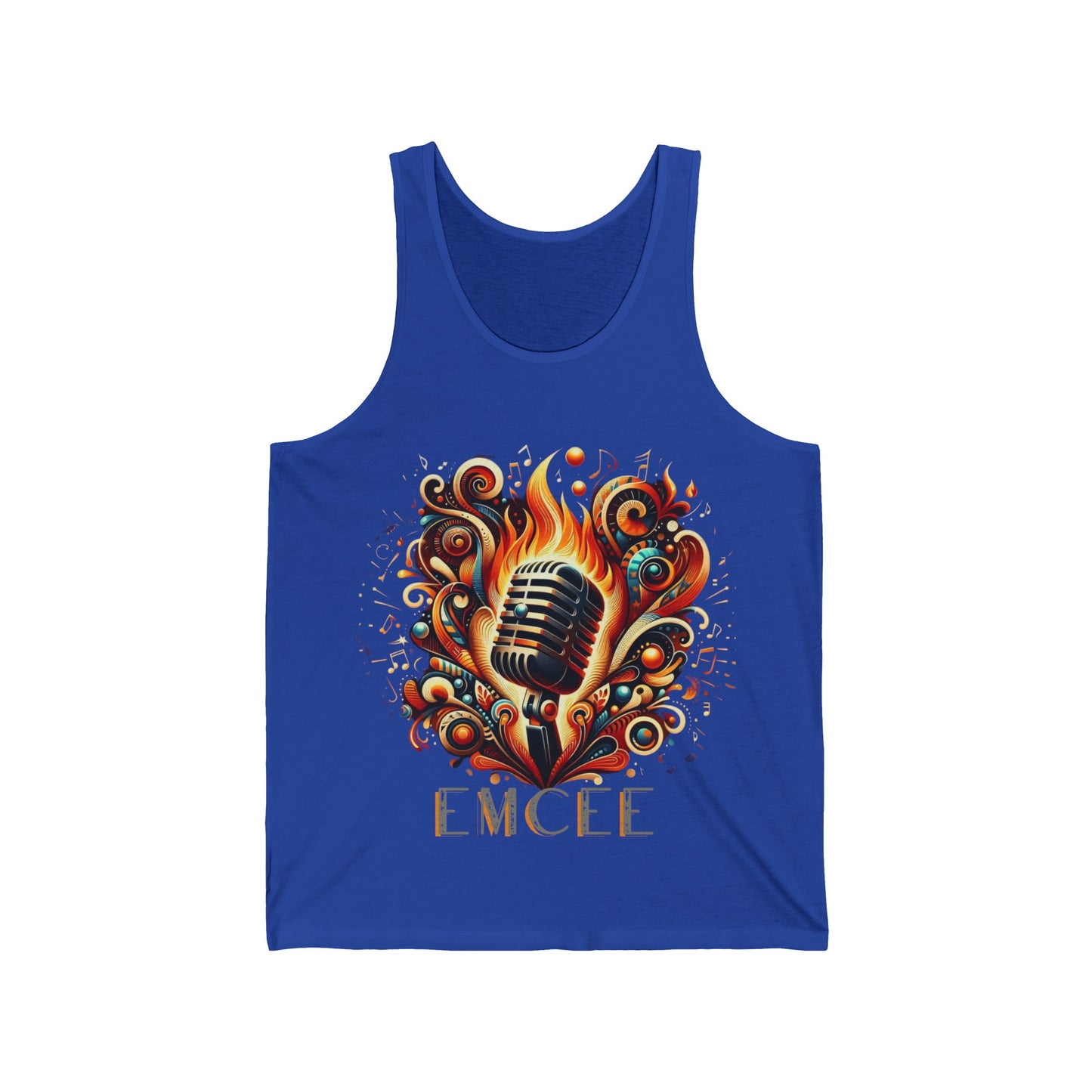 Unisex Jersey Emcee Foaming Mic Tank