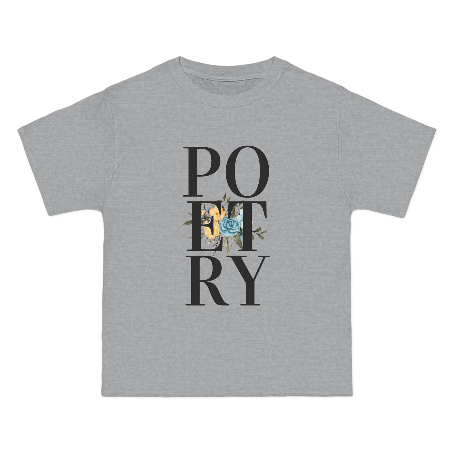 Beefy-T® Short-Sleeve POETRY Black Text T-Shirt