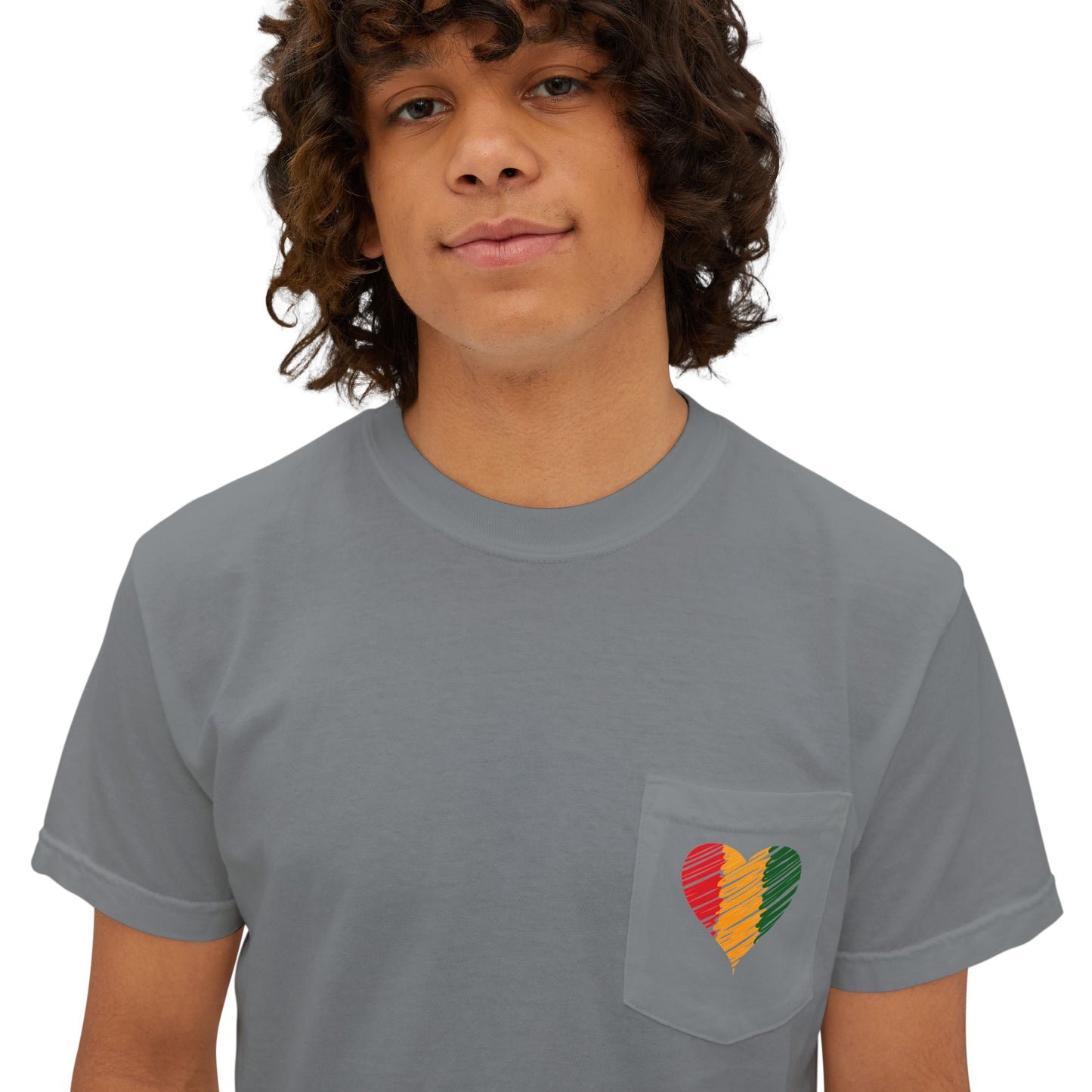 Unisex Garment-Dyed Pocket Juneteenth Heal T-Shirt