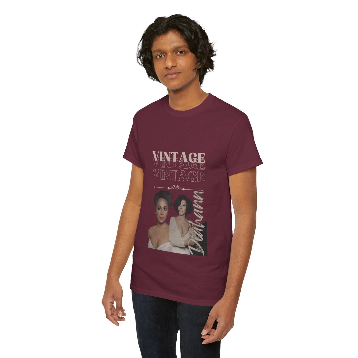 Unisex Heavy Wintage Diahann Cotton Tee