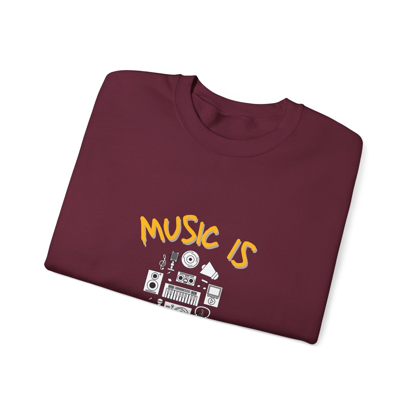 Music Therapy Unisex Heavy Blend™ Crewneck Sweatshirt