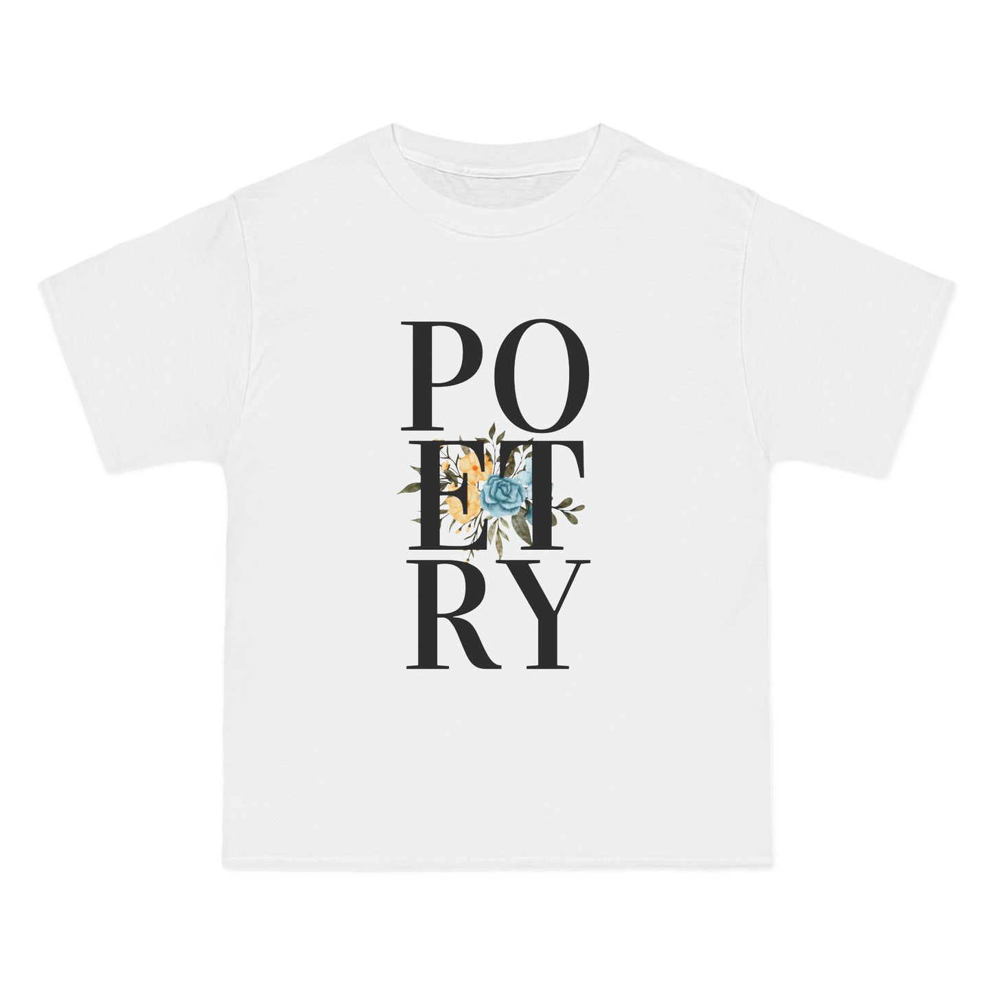 Beefy-T® Short-Sleeve POETRY Black Text T-Shirt