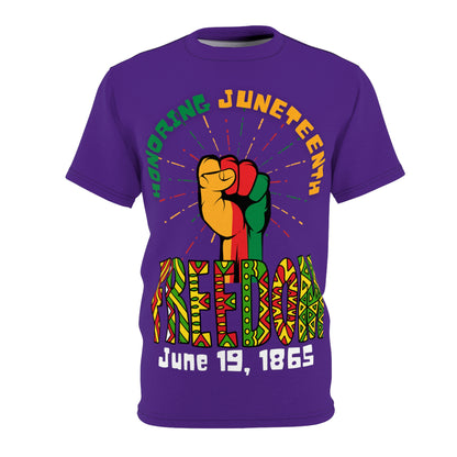 Unisex Cut & Sew Tee Honoring Juneteenth (AOP)