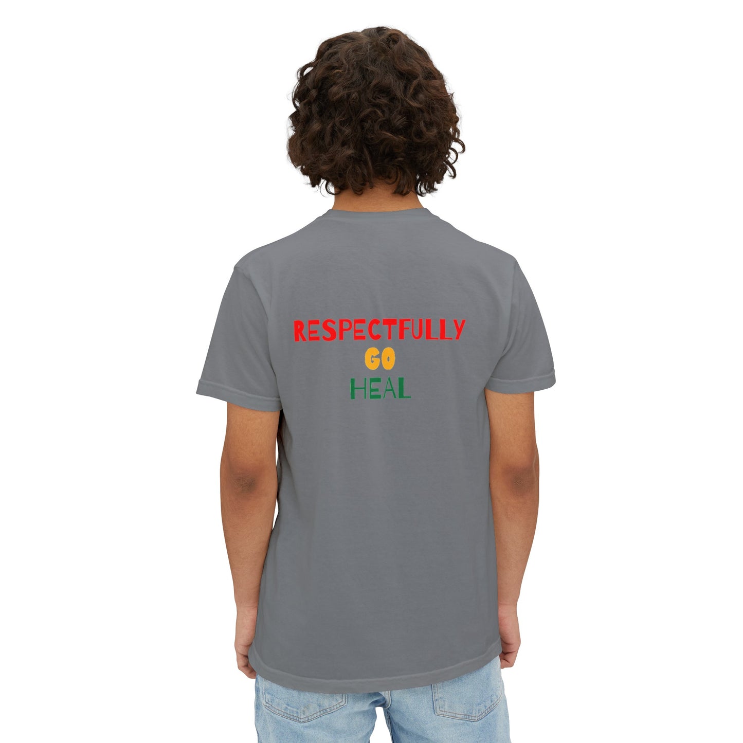 Unisex Garment-Dyed Pocket Juneteenth Heal T-Shirt