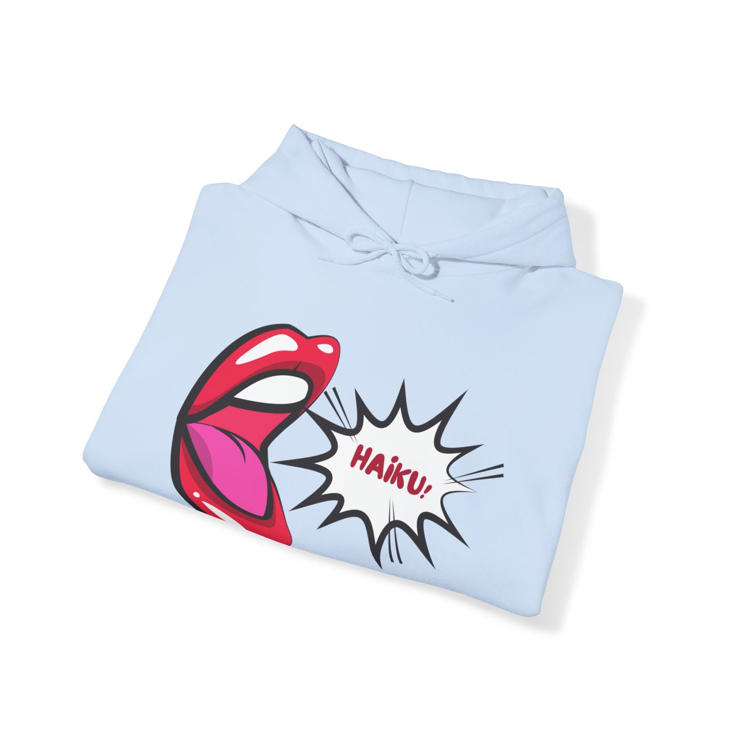 Unisex Heavy Blend™ Hooded Haiku! Mouth Sweatshirt