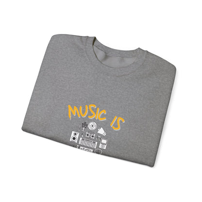 Music Therapy Unisex Heavy Blend™ Crewneck Sweatshirt