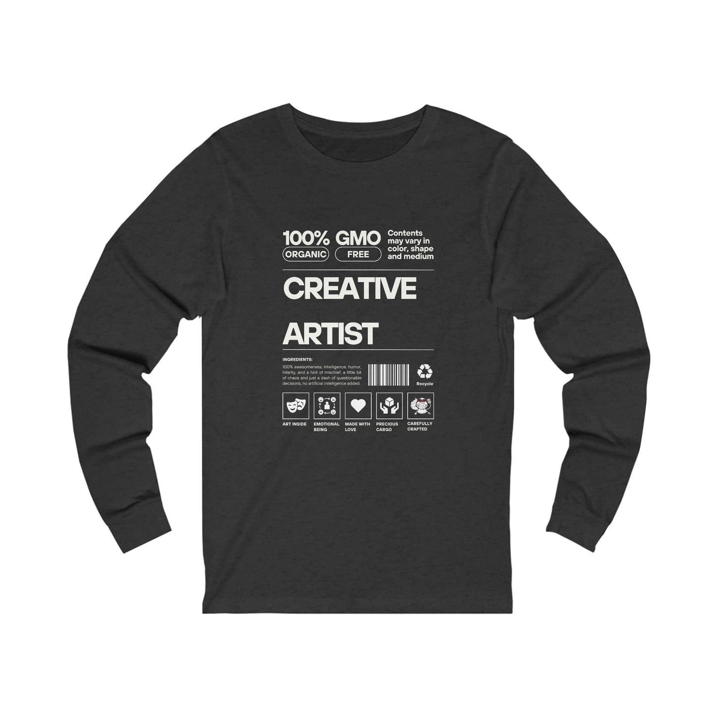 Unisex Jersey Long Sleeve Creative Artist Tee