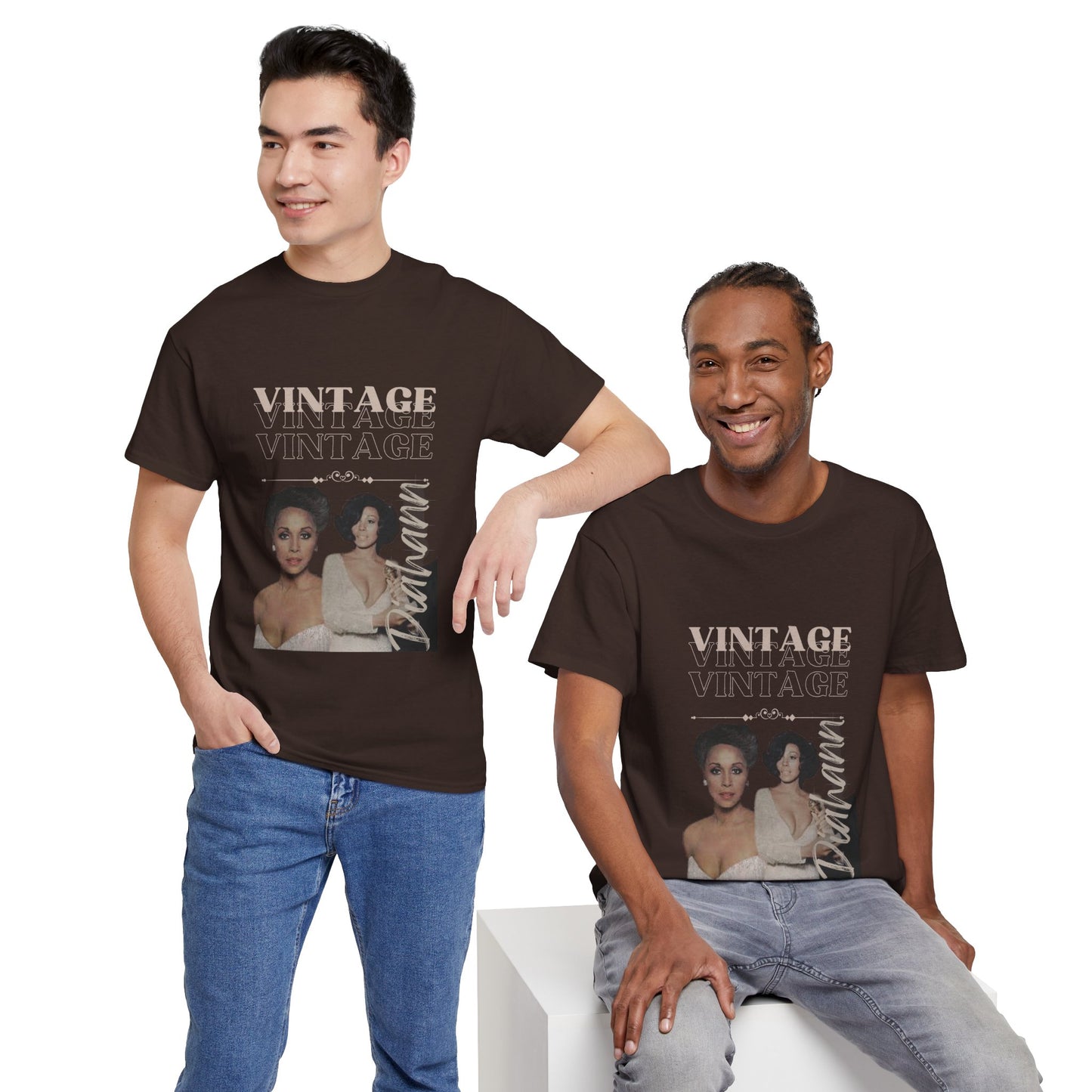 Unisex Heavy Wintage Diahann Cotton Tee