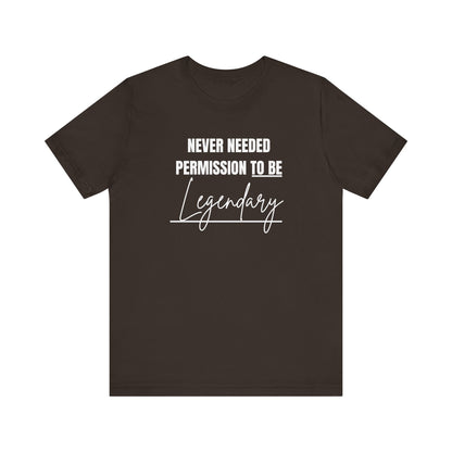 Unisex Casual LEGENDARY Graphic Tee - Perfect Gift for Friends, Summer Outfits, Festival Fashion, Everyday Wear, Gift for Him/Her