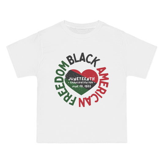 Beefy-T®  Short-Sleeve BLACK AMERICAN FREEDOM T-Shirt