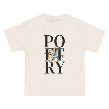 Beefy-T® Short-Sleeve POETRY Black Text T-Shirt