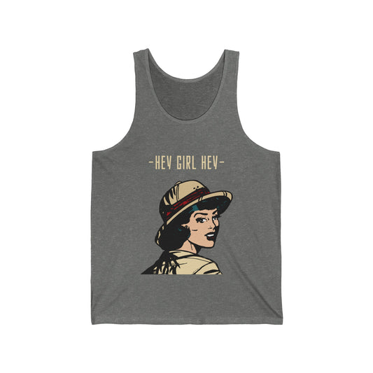 Unisex Jersey Hey Girl Hey Tank