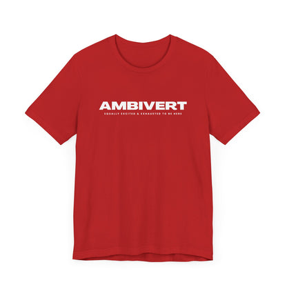Ambivert Graphic Tee - Perfect for Social Chameleons