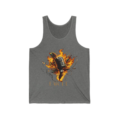 Unisex Jersey Poet Mic Tank