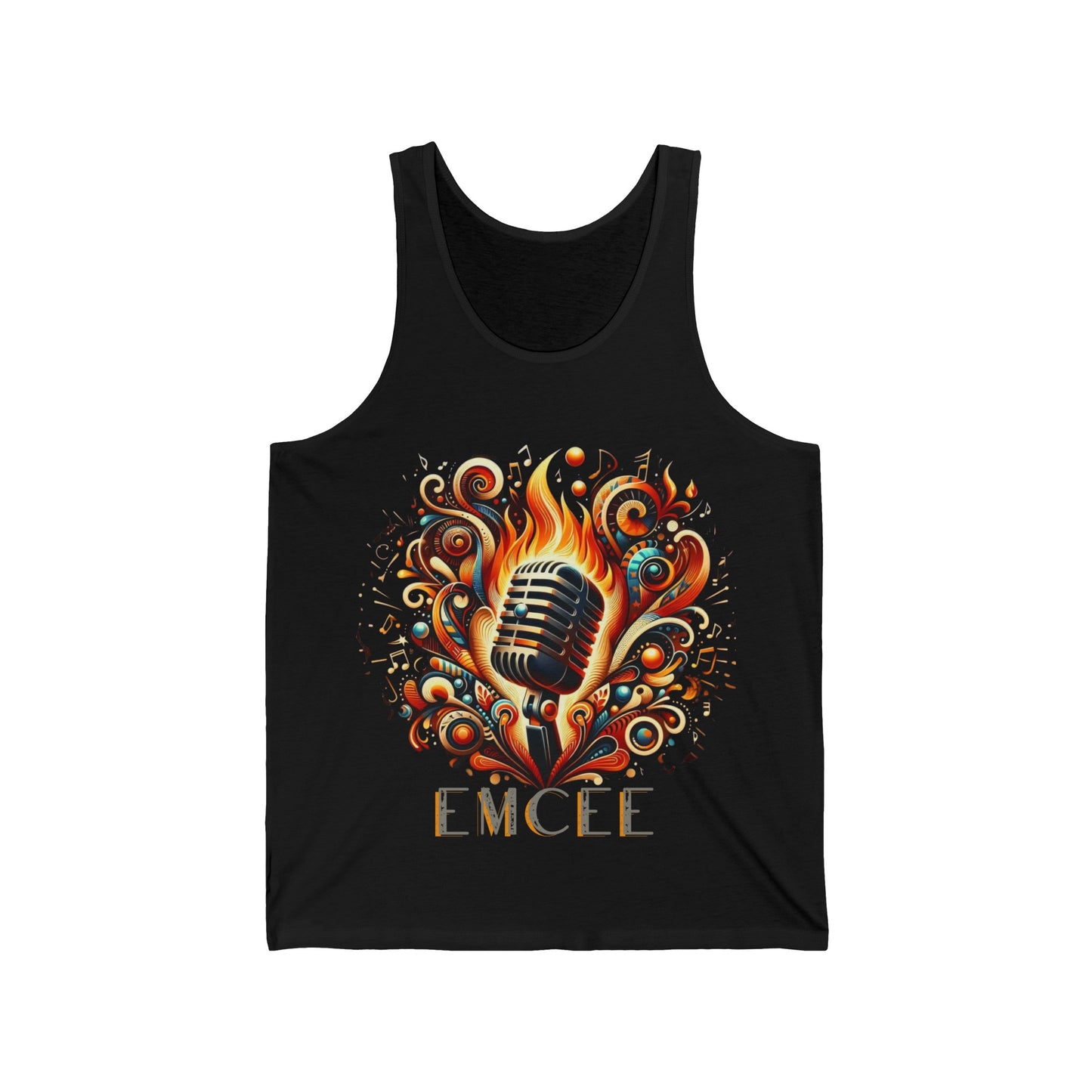 Unisex Jersey Emcee Foaming Mic Tank