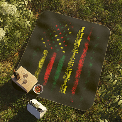 Juneteenth Flag Picnic Blanket