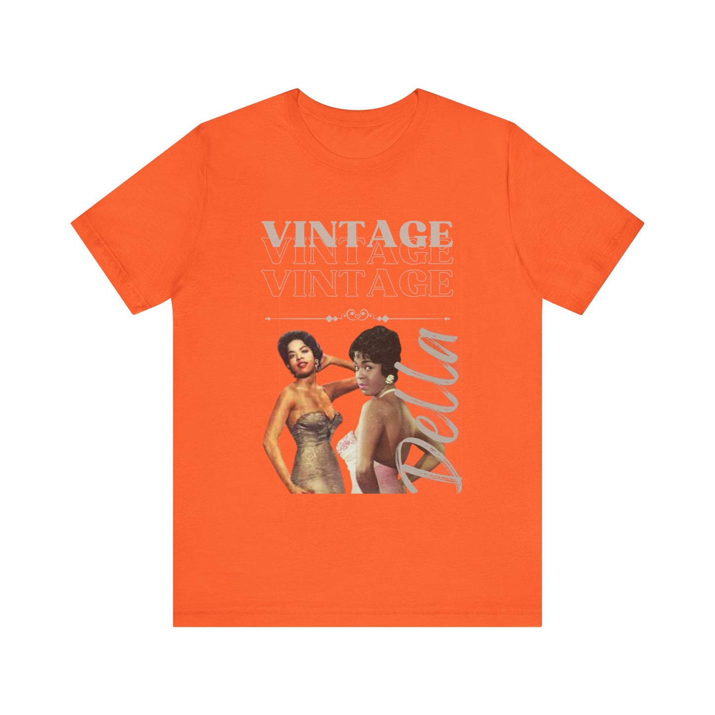 Unisex Jersey Short Sleeve Vintage Della Tee