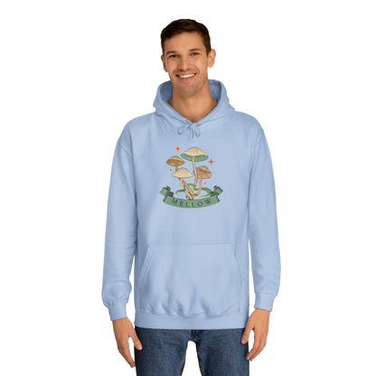 Cozy Mushroom College Hoodie, Unisex Sweatshirt for Students, Gift for Graduates, Cool Campus Attire, Casual Wear, Fall Fashion