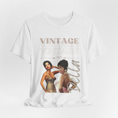 Unisex Jersey Short Sleeve Vintage Della Tee