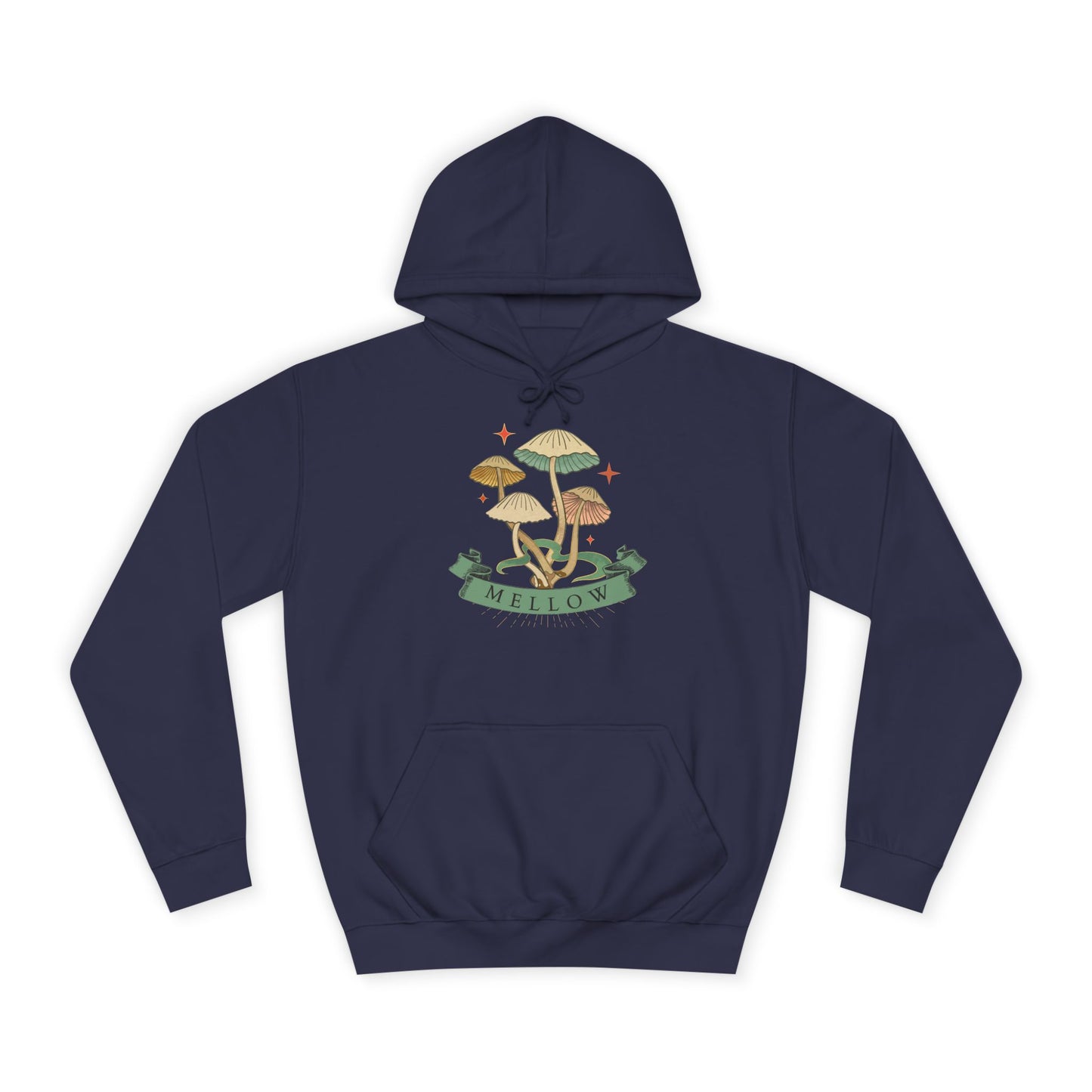 Cozy Mushroom College Hoodie, Unisex Sweatshirt for Students, Gift for Graduates, Cool Campus Attire, Casual Wear, Fall Fashion