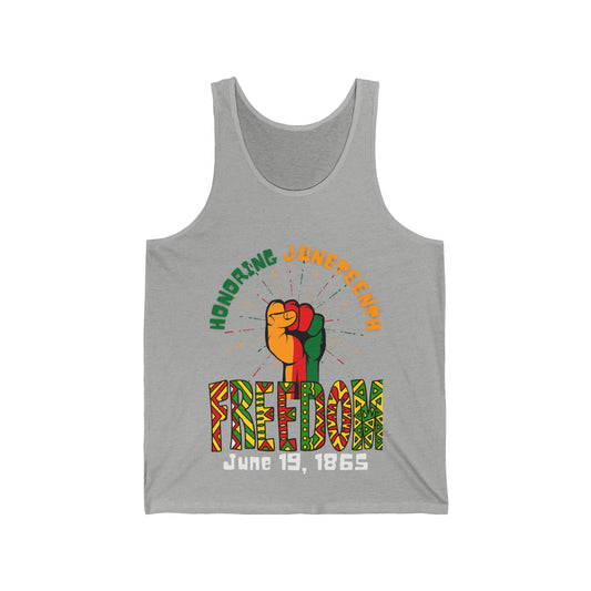 Unisex Jersey  Honoring Juneteenth Tank