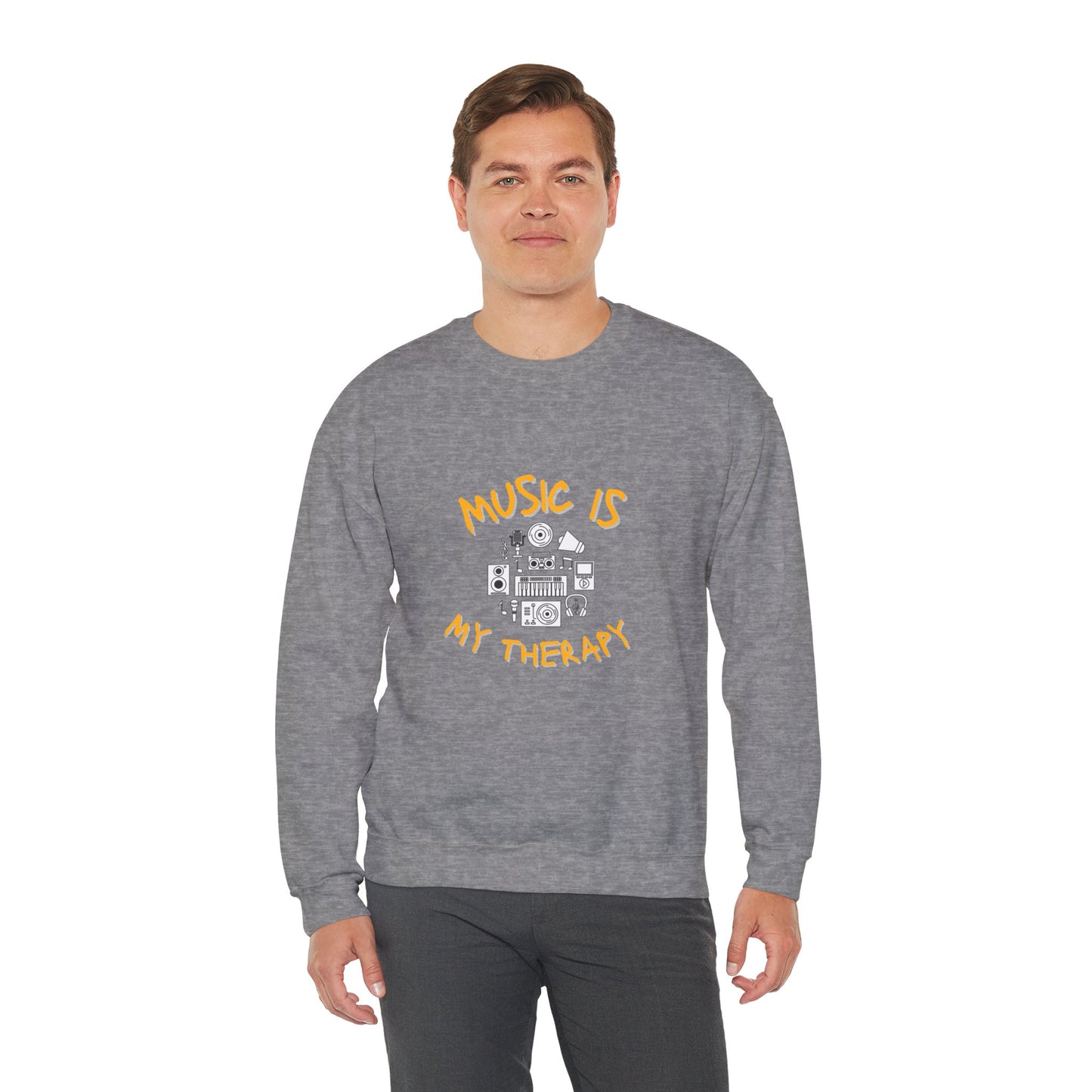 Music Therapy Unisex Heavy Blend™ Crewneck Sweatshirt