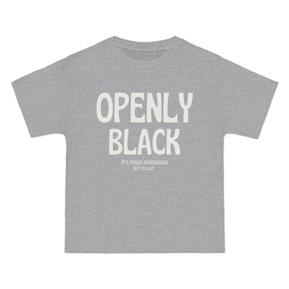 Beefy-T®  Openly Black Short-Sleeve T-Shirt