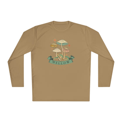 Mellow Mushrooms Long Sleeve Tee - Bohemian Style Shirt, Gift for Nature Lovers, Cozy Autumn Layer, Unisex Apparel, Festival Wear