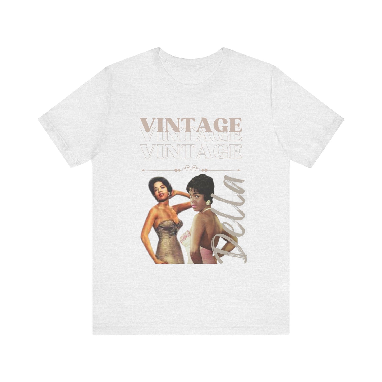 Unisex Jersey Short Sleeve Vintage Della Tee