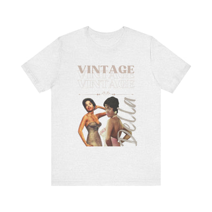 Unisex Jersey Short Sleeve Vintage Della Tee