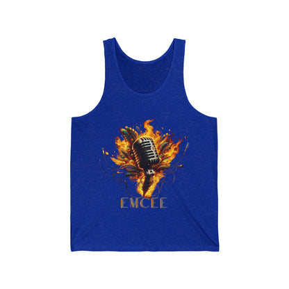 Unisex Jersey Poet Mic Tank