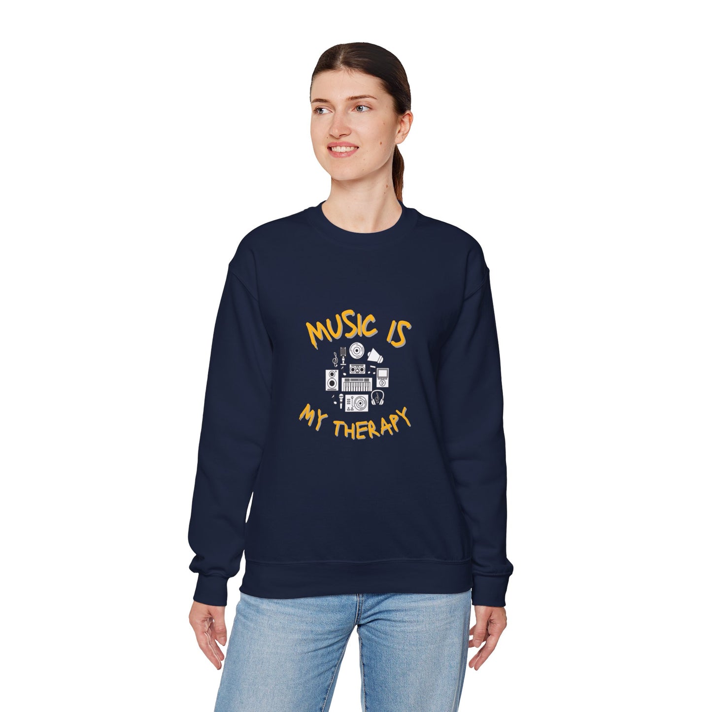 Music Therapy Unisex Heavy Blend™ Crewneck Sweatshirt