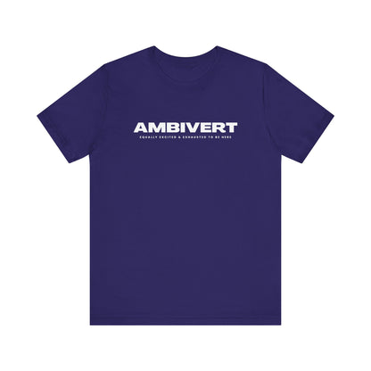 Ambivert Graphic Tee - Perfect for Social Chameleons