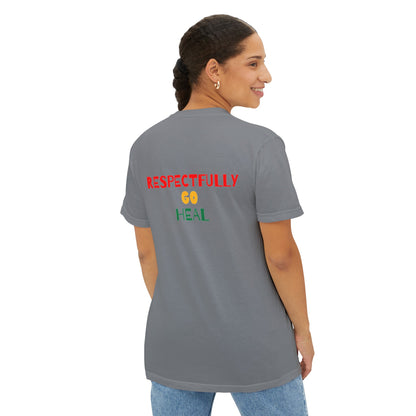 Unisex Garment-Dyed Pocket Juneteenth Heal T-Shirt