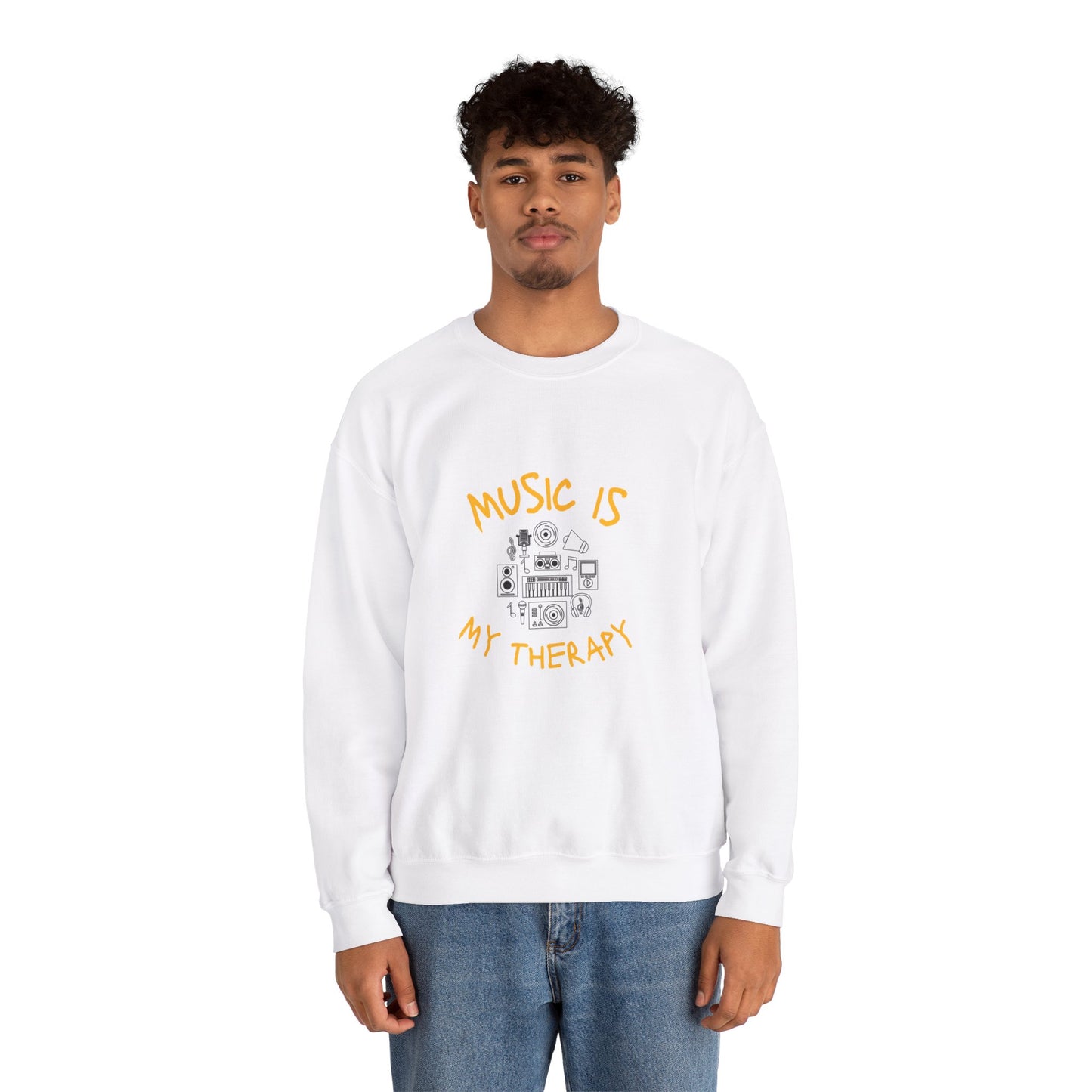 Music Therapy Unisex Heavy Blend™ Crewneck Sweatshirt