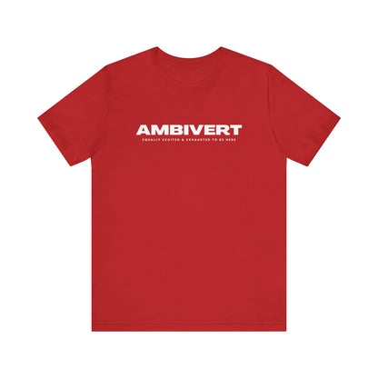 Ambivert Graphic Tee - Perfect for Social Chameleons