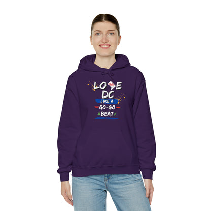 Unisex Heavy Blend™ Hooded Love DC Sweatshirt