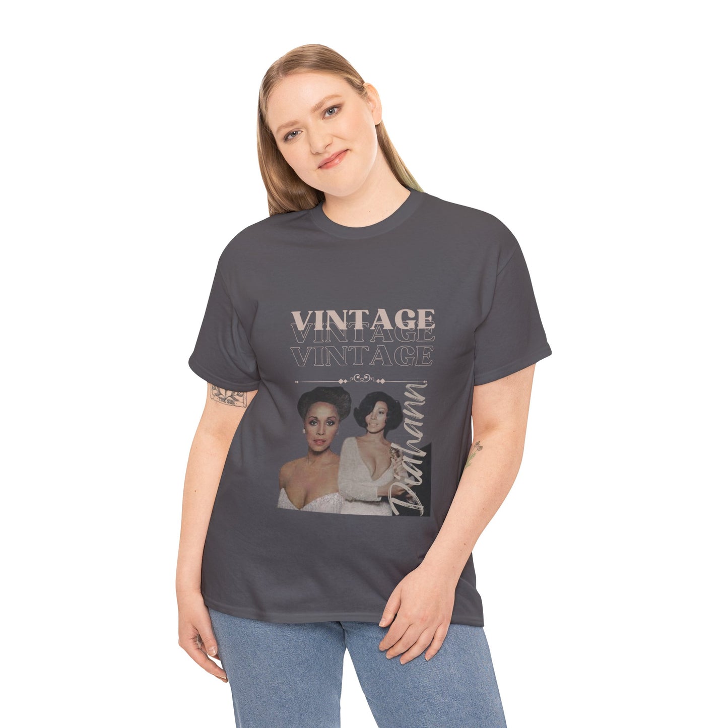 Unisex Heavy Wintage Diahann Cotton Tee