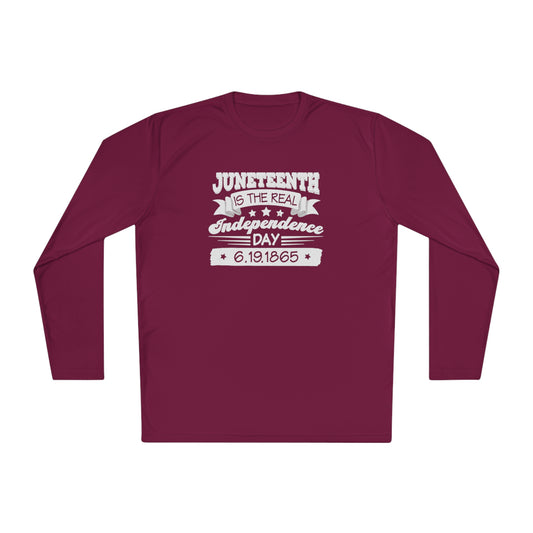 Unisex Lightweight Long Sleeve Juneteenth Tee