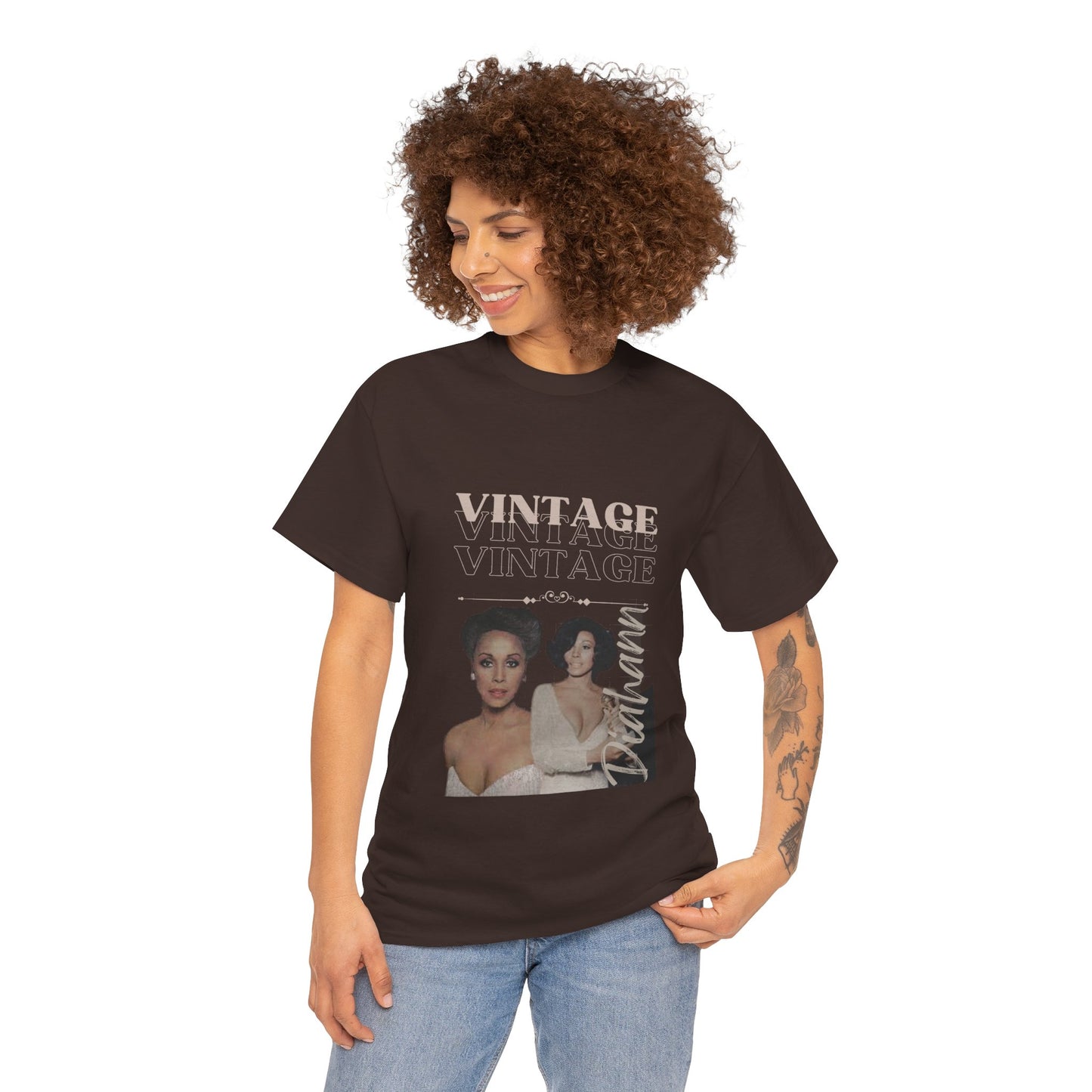 Unisex Heavy Wintage Diahann Cotton Tee